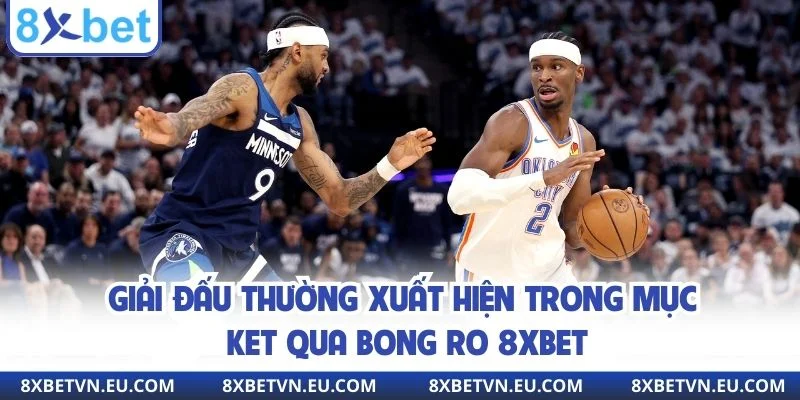 Giải đấu thường xuất hiện trong mục ket qua bong ro 8xbet
