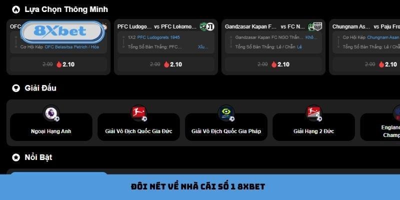 Đôi nét về nhà cái số 1 8xbet cùng các sảnh game